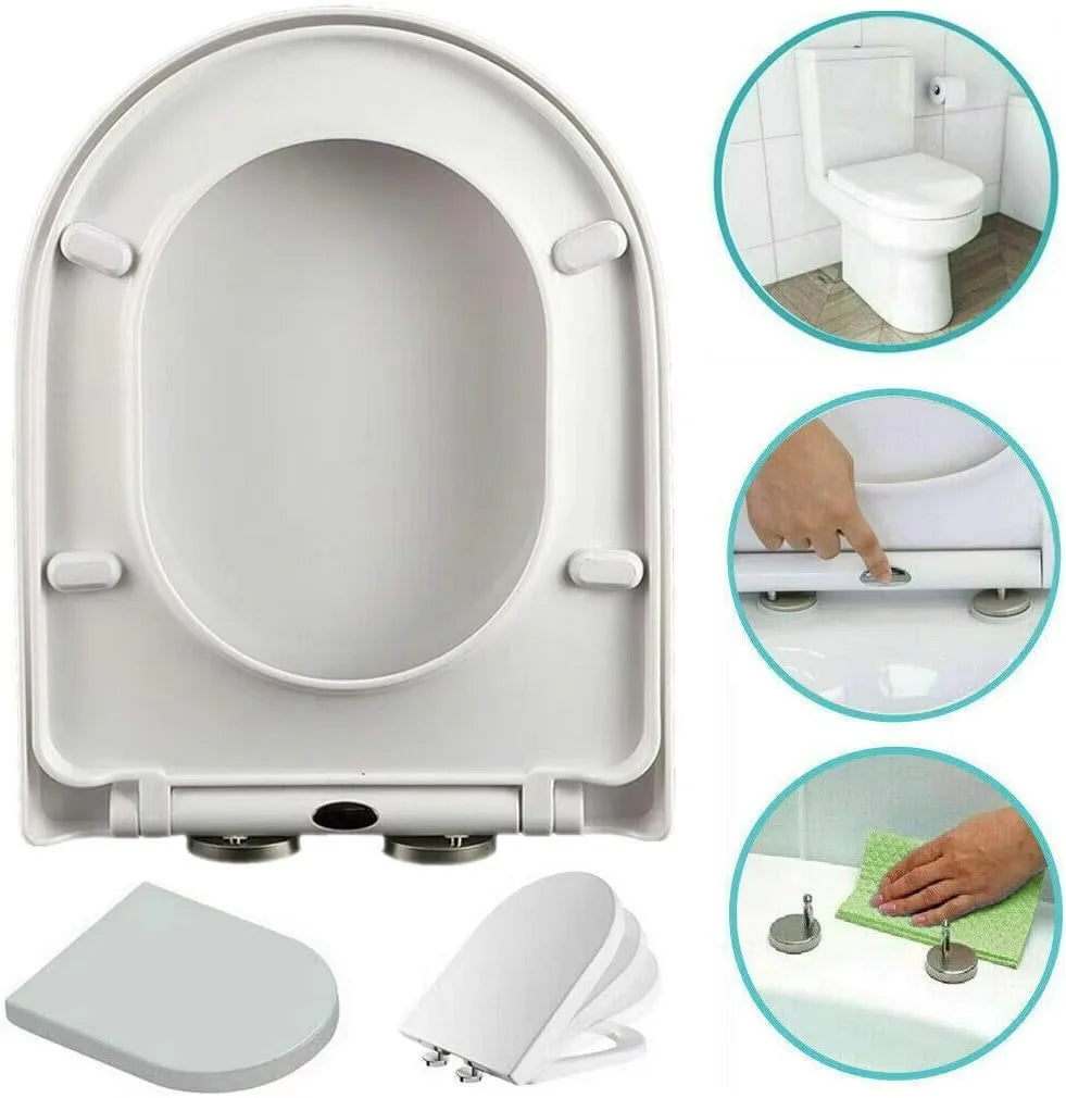 Abattant WC clipsable blanc