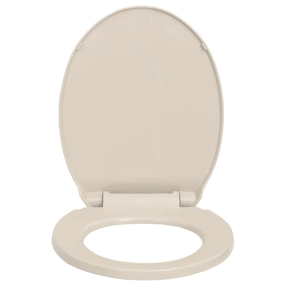Abattant WC Ovale – Couleur Abricot, Fermeture Douce & Design Élégant