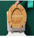 Abattant WC en bambou