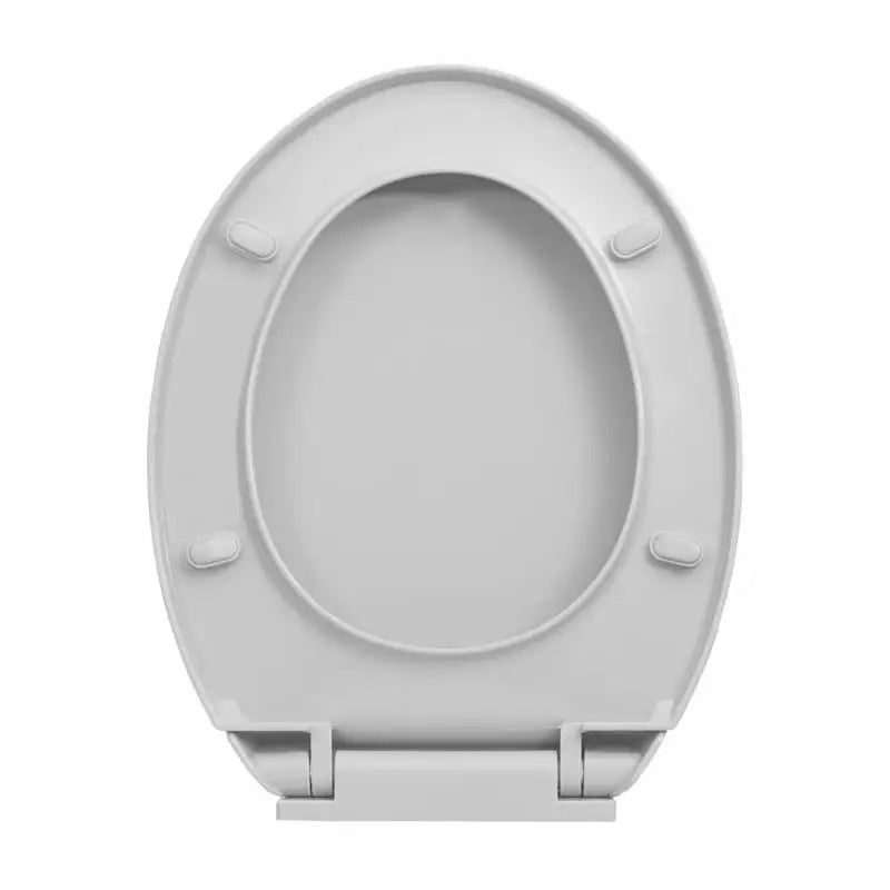 Abattant WC Ovale Gris Clair – Fermeture Douce & Design Élégant