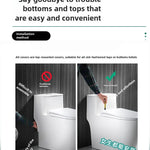 White  O-type Plastic Toilet Cover Thickened household round front-opening toilet cover PP Plate Toilet Cover