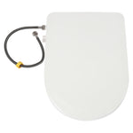 Abattant WC Bidet Non Électrique – Siège Toilette Lavant à Double Buse, Forme D Allongée avec Tuyau de Rinçage