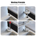 Abattant WC carré clipsable