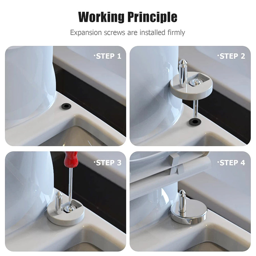 Abattant WC carré clipsable