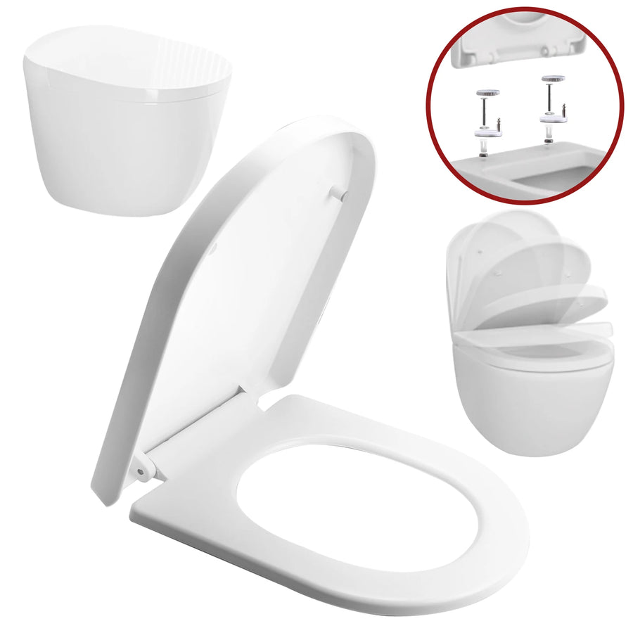 Abattant WC clipsable en U