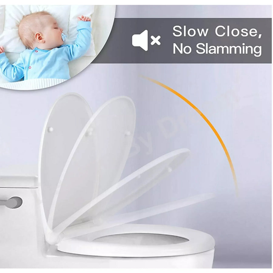 Abattant WC fermeture lente