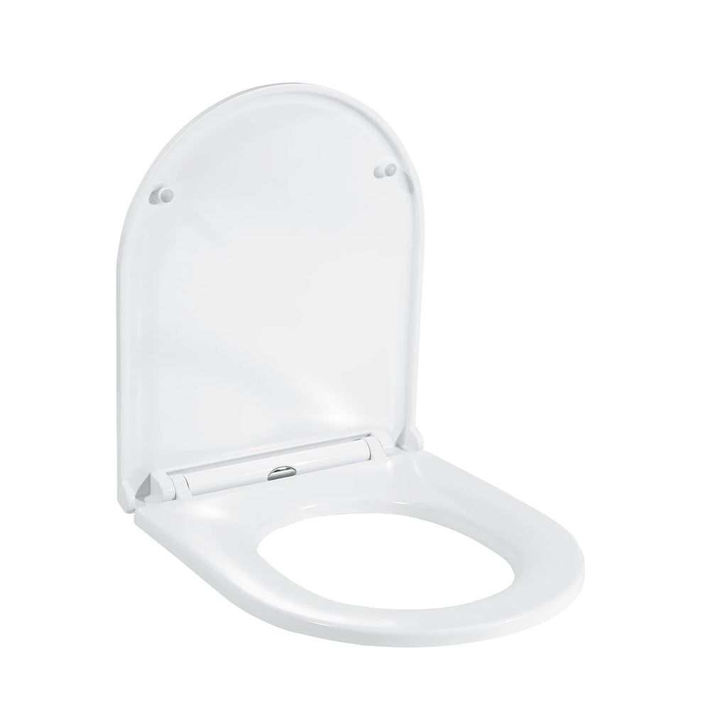 Abattant WC forme D en Duroplast – Fermeture douce & Déclipsable