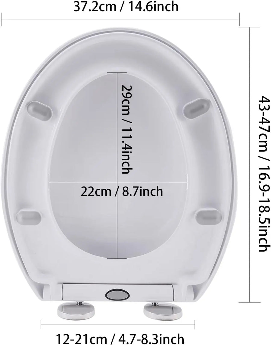 Abattant WC fermeture lente