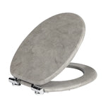 Sainos Toilet Seat with Soft Close Mdf Universal Toilet Lid Wc Seat Wooden Toilet Seat Load Capacity 190kg New Design