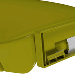 Soft-Close Toilet Seat Green Oval, Suitable for Homes, Restaurants and Commercial Spaces.