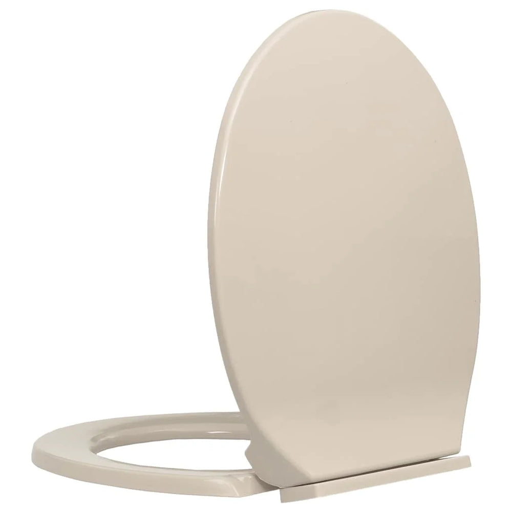 Abattant WC Ovale – Couleur Abricot, Fermeture Douce & Design Élégant