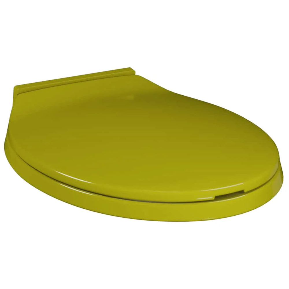 Abattant WC Ovale Vert – Fermeture Douce & Design Élégant