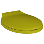 Soft-Close Toilet Seat Green Oval, Suitable for Homes, Restaurants and Commercial Spaces.