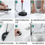 Flush Toilet Seat Cover Thickened For Household Use Circular O-Type Board