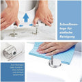Abattant WC clipsable blanc