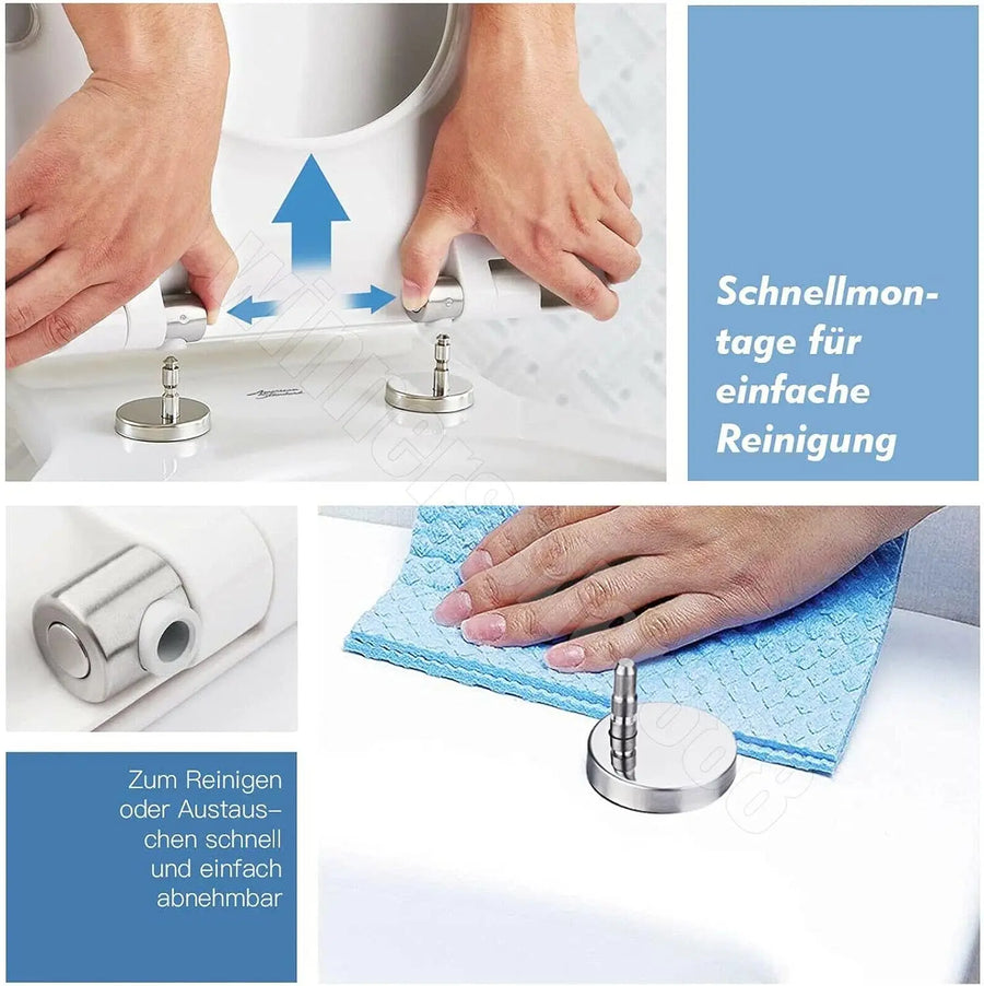 Abattant WC clipsable blanc