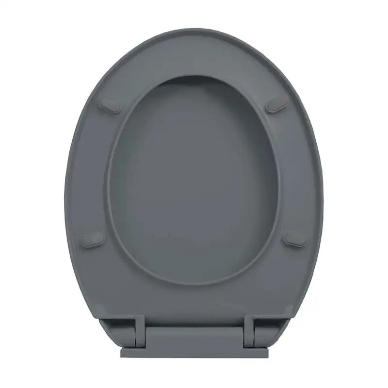 Abattant WC Gris Ovale – Fermeture Douce & Design Premium