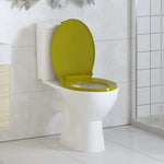 Soft-Close Toilet Seat Green Oval, Suitable for Homes, Restaurants and Commercial Spaces.