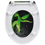 Abattant WC noir bambou