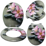 Abattant WC fleurs