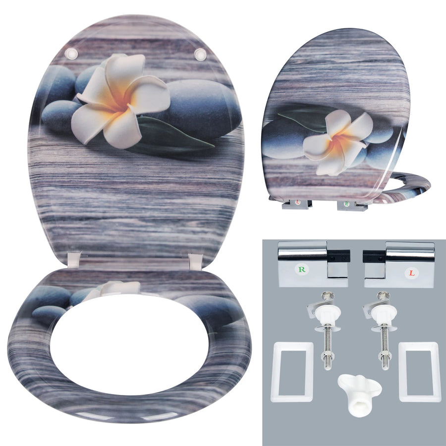 Abattant WC fleur