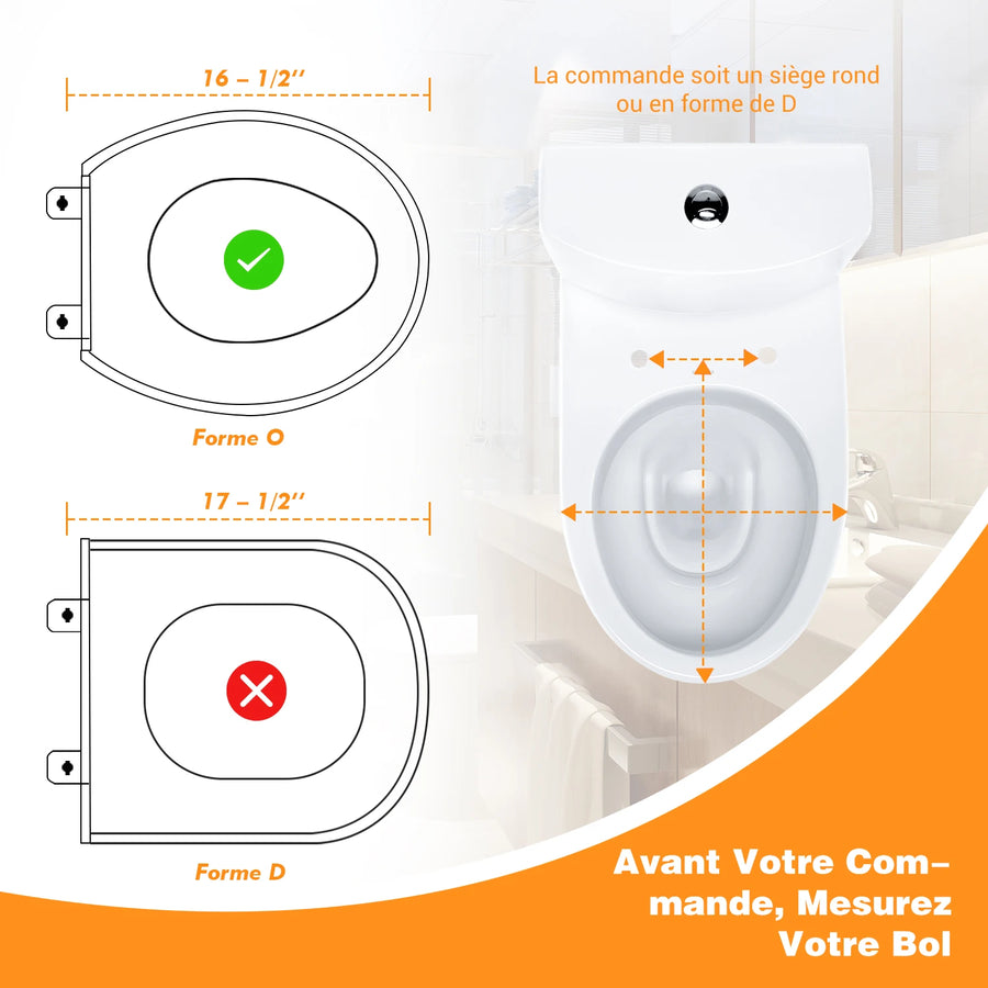 Abattant WC familial