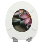 Abattant WC fleurs