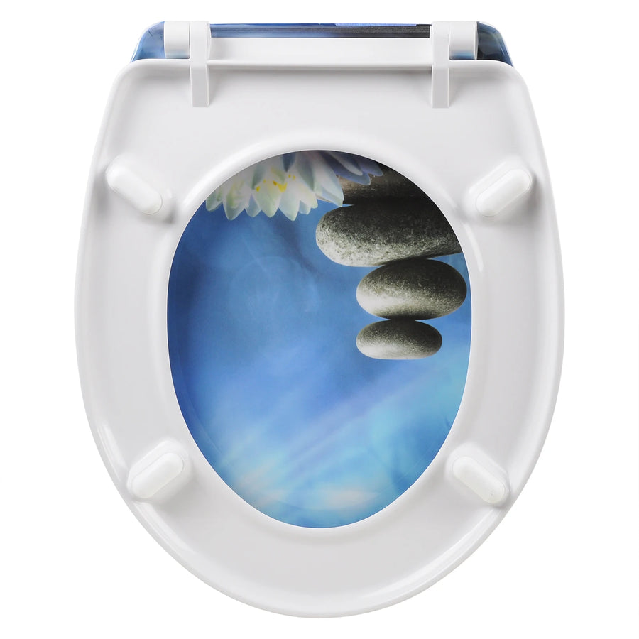 Abattant WC bleu
