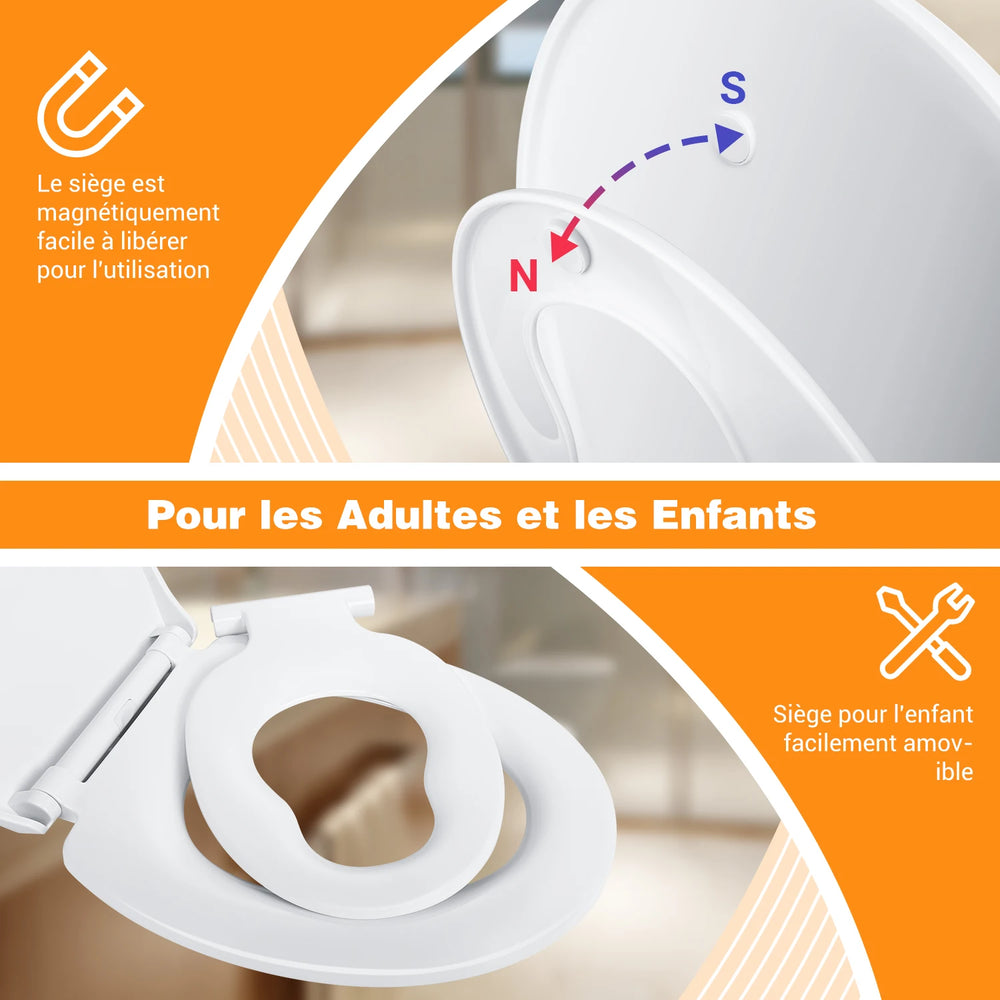 Abattant WC familial