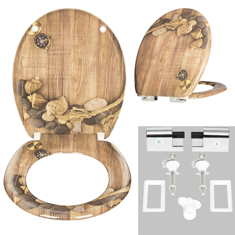 Abattant WC coquillage