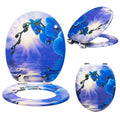Abattant WC orchidée bleue