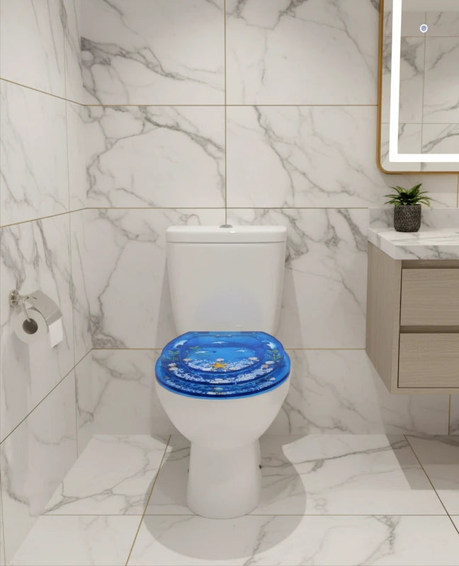 Abattant WC aquarium