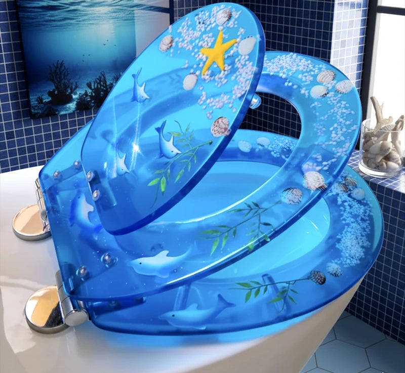 Abattant WC aquarium