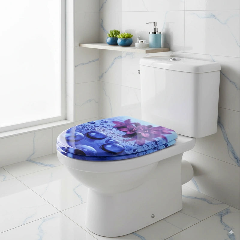 Abattant WC violet