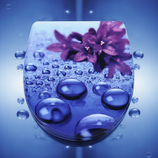 Abattant WC violet
