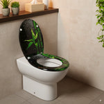Abattant WC noir bambou