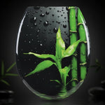 Abattant WC noir bambou