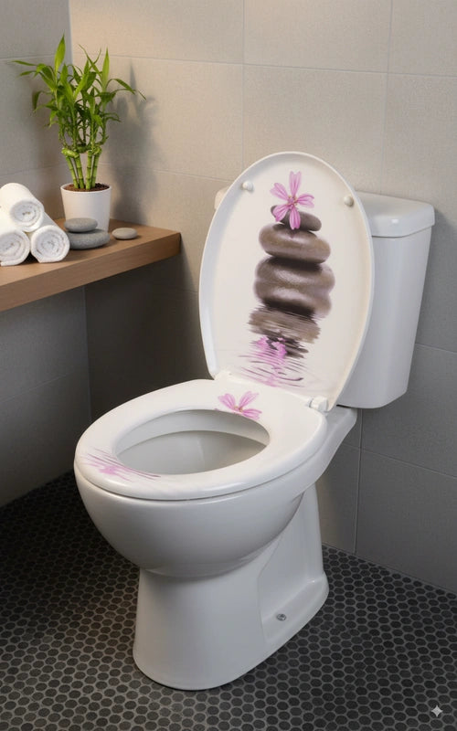 Abattant WC galet zen