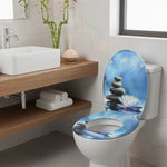 Abattant WC bleu