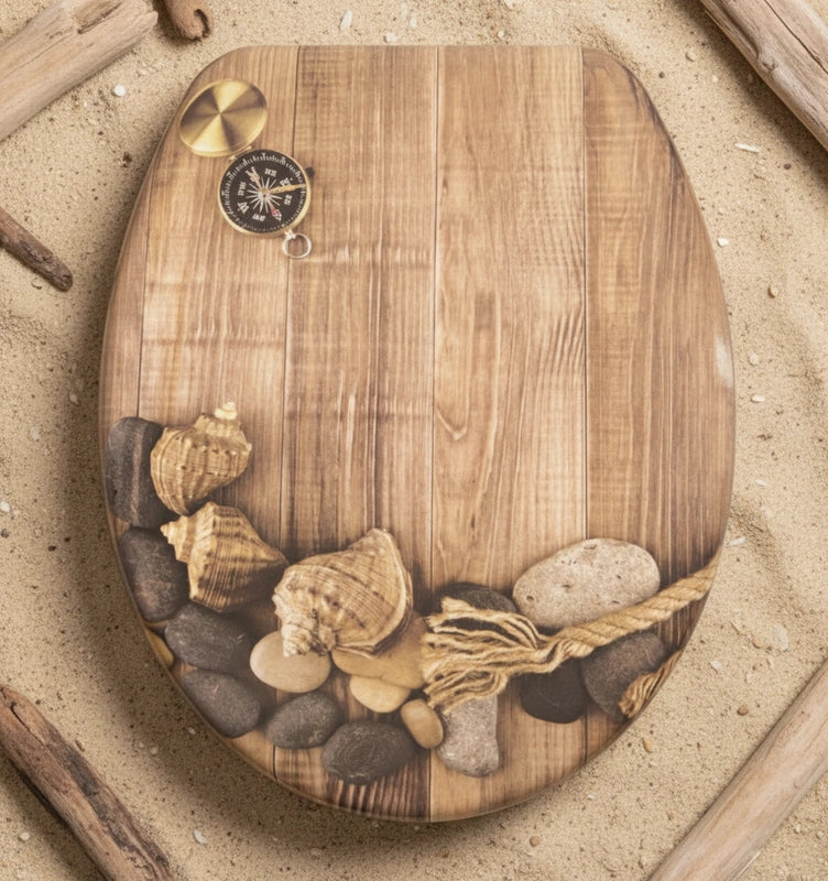 Abattant WC coquillage