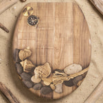 Abattant WC coquillage