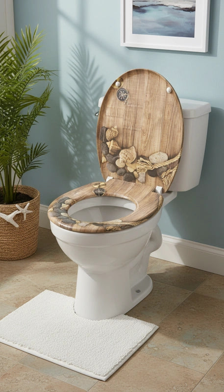 Abattant WC coquillage