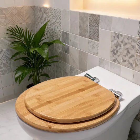 Abattant WC en bambou