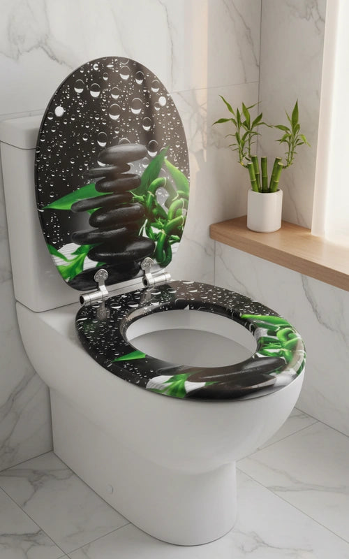 Abattant WC déco zen