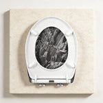 Abattant WC motif pierre