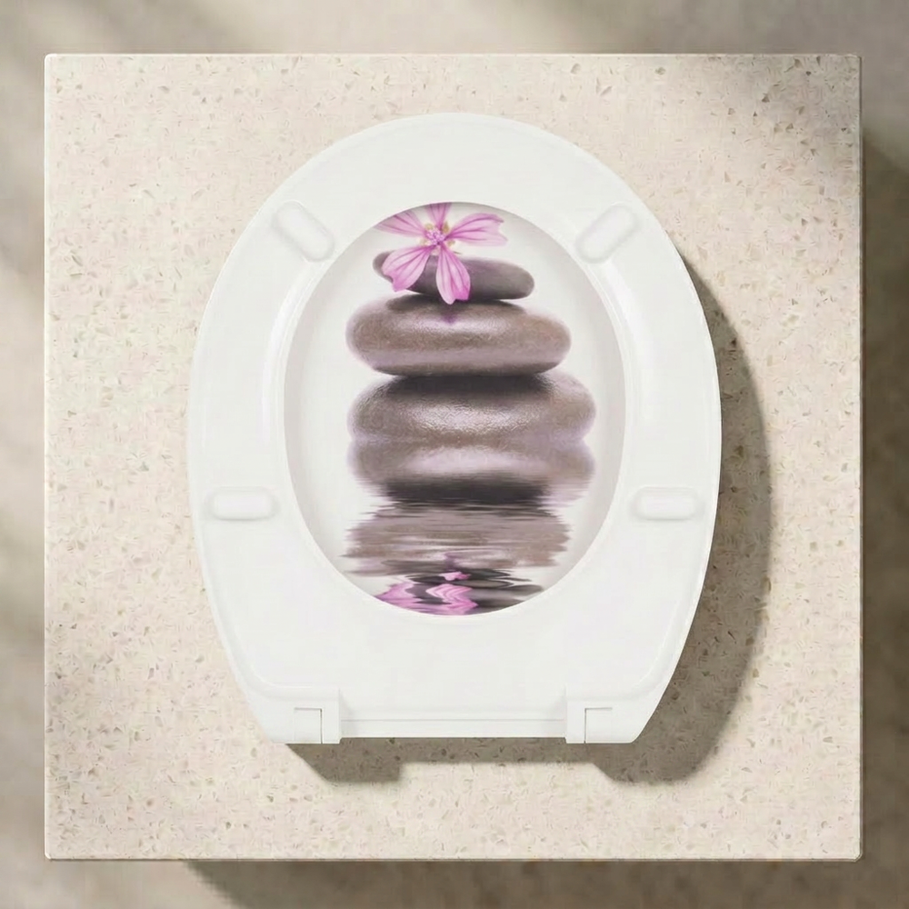 Abattant WC galet zen