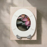 Abattant WC fleurs