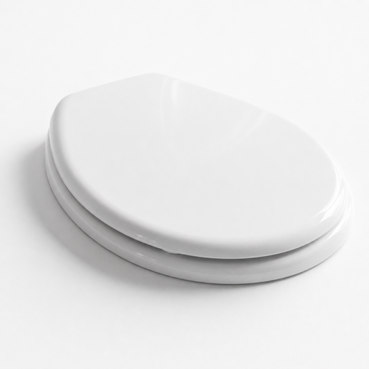 Abattant WC blanc ovale déclipsable – facile à nettoyer