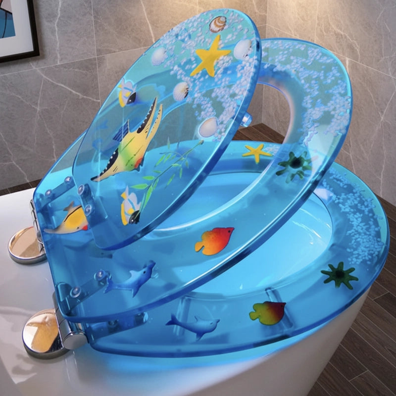 Abattant WC aquarium