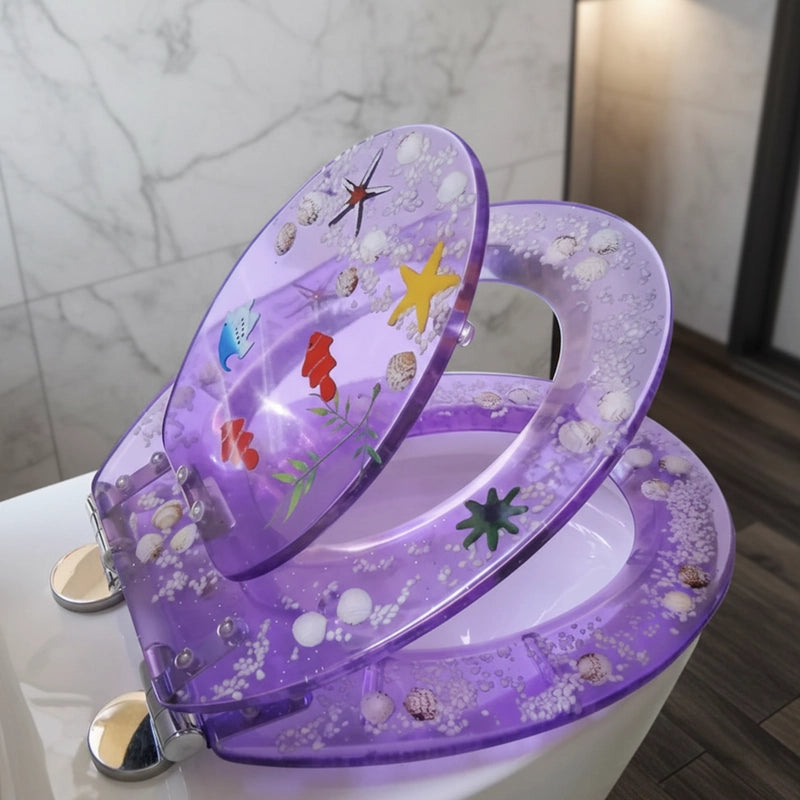 Abattant WC aquarium